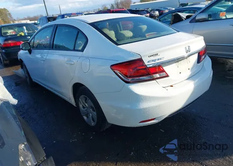 2013 Honda Civic Lx z USA, uszkodzony, nr VIN 2HGFB2F54DH563221